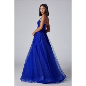 Blue Bicici & Coty Size 10 Ball gown dress
